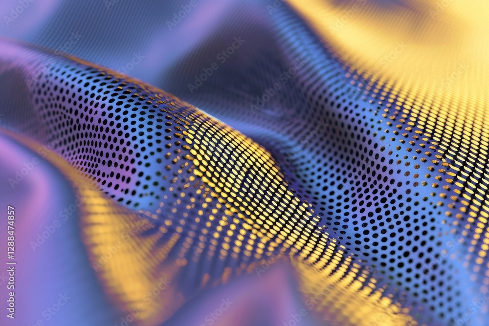 Poster background featuring abstract pixels that transition smoothly with a blurred effect