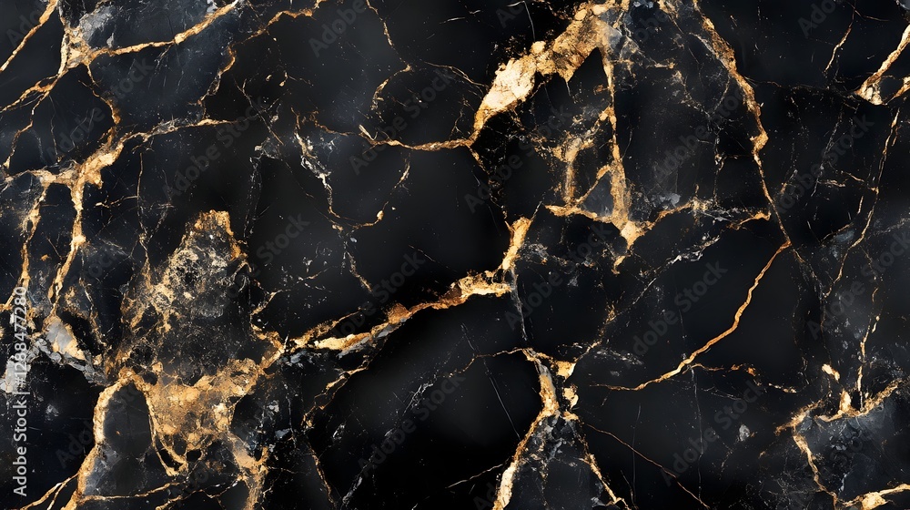 Poster sophisticated and elegant marble texture background with captivating golden veins pattern luxurious 