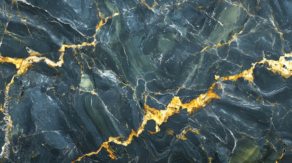 Leinwandbilder striking abstract background featuring a detailed naturally occurring golden veined marble texture t