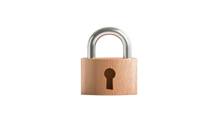 Naklejka premium Locked security, a closeup of lock fastened on vibrant plaid fabric, symbolizing protection and privacy
