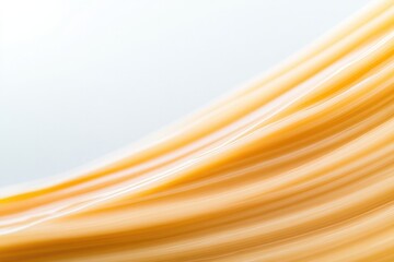 Flowing lines create sense of motion, blending warm shades of ye