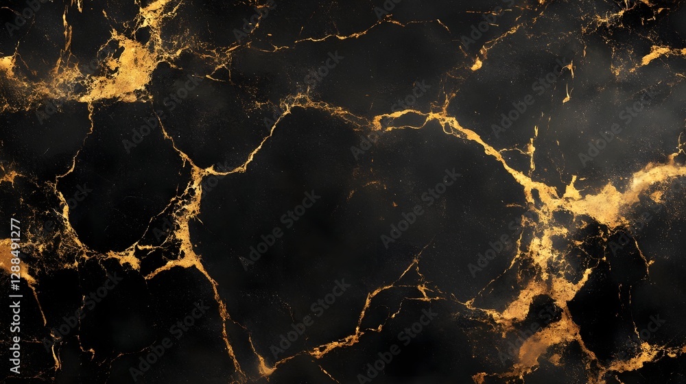 Poster Stunning abstract marble texture with intricately detailed golden veins and patterns creating a luxurious elegant and modern background for web design digital art and premium content