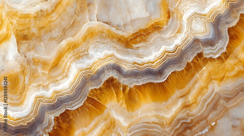 Aufkleber stunning agate mineral texture showcasing vibrant banded patterns mesmerizing curves and a captivati