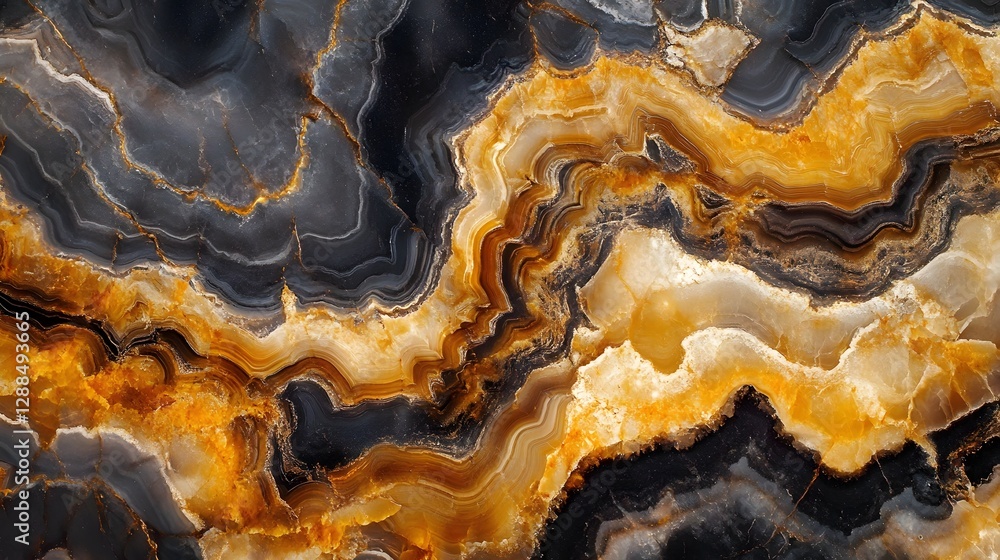 Aufkleber Stunning agate texture showcasing the captivating swirling patterns and intricate formations of natural mineral deposits