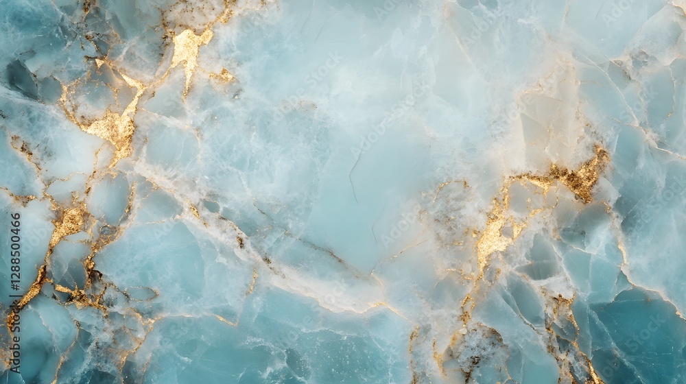 Poster stunning golden marble textured surface with abstract geometric patterns and shimmering glitter deta