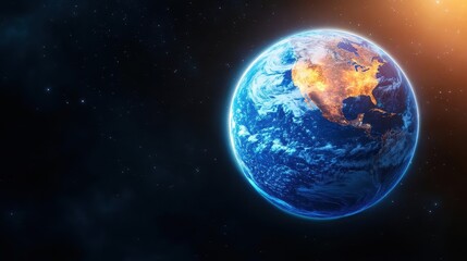 Obraz premium The Earth is melting