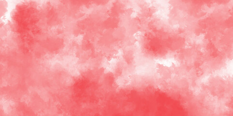 Abstract Red watercolor background. gentle brush strokes forming a natural red watercolor wash. glowing watercolor splash in warm and relaxing shades of pastel red.