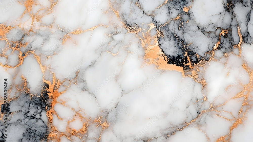 Aufkleber The rich and captivating marble texture with intricately swirled patterns and warm color tones ranging from golden amber to deep charcoal