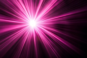 Abstract pink light burst background.