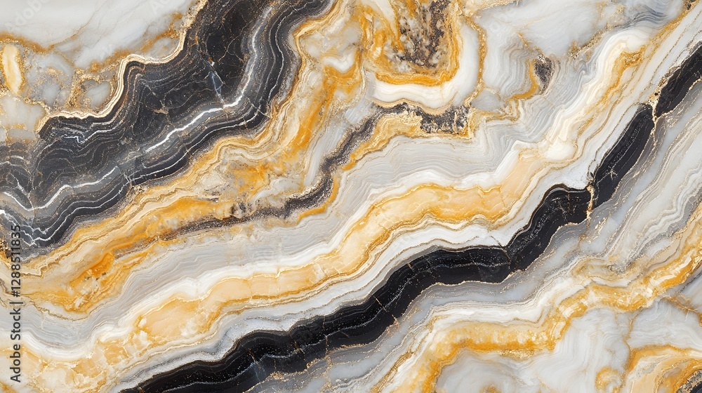 Leinwandbilder vibrant agate mineral geode with swirling natural colors and patterns detailed macro shot of the int