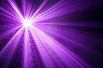 Abstract purple light rays burst background.