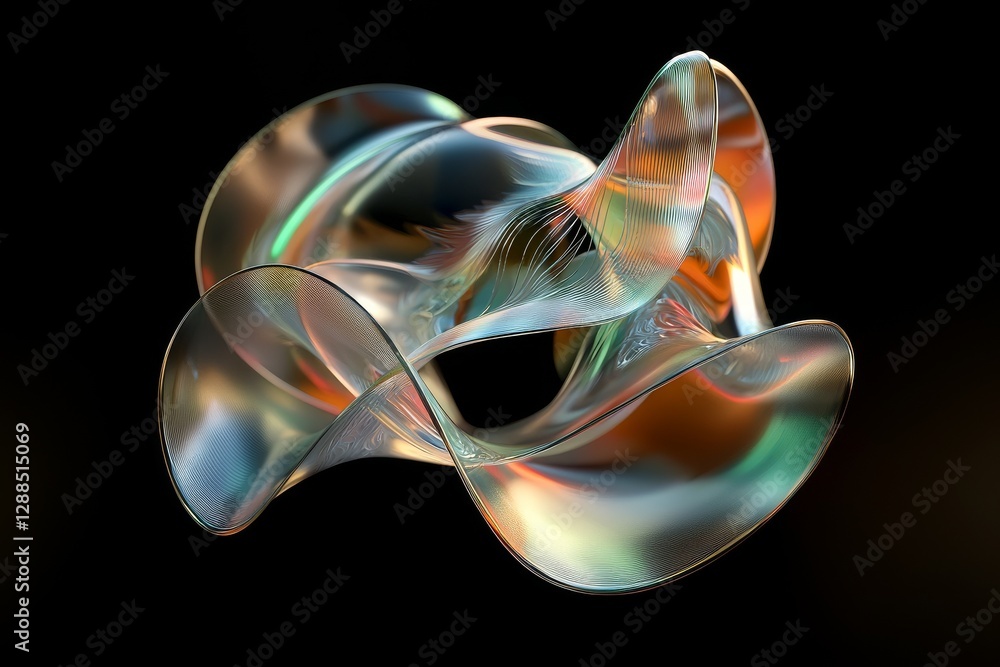 Poster a colorful background design serves as the backdrop for a modern and abstract 3d render illustration