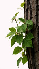 Obraz premium Seamless bark texture serves as a natural background with tree patterns