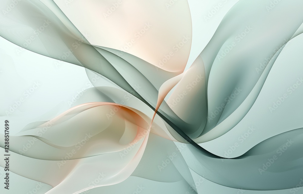 Poster a 3d rendering of an abstract geometric crystal background featuring an iridescent texture with a li