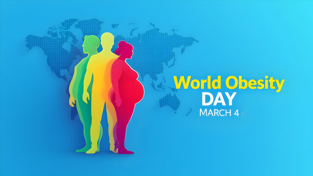 World obesity day illustration march 04 poster illustration.