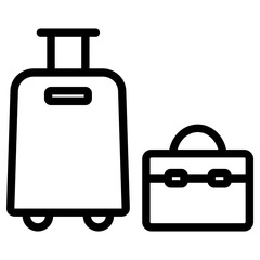 여행 가방 아이콘