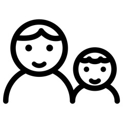 아빠와 아들 아이콘