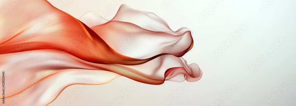 Poster Fluid lines are utilized in abstract dynamic style to create design elements