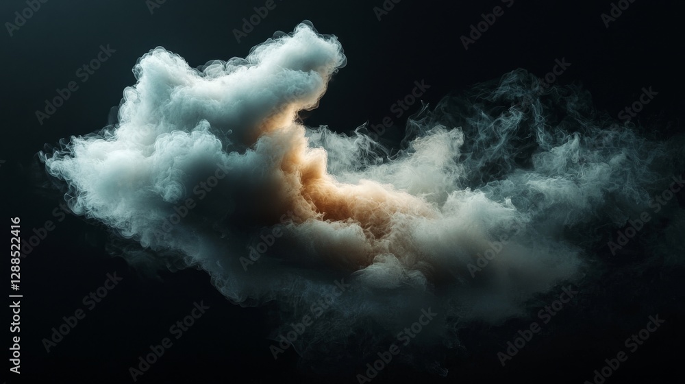 Poster blue energy plasma is depicted surrounding the central point through a 3d rendering simulation with 