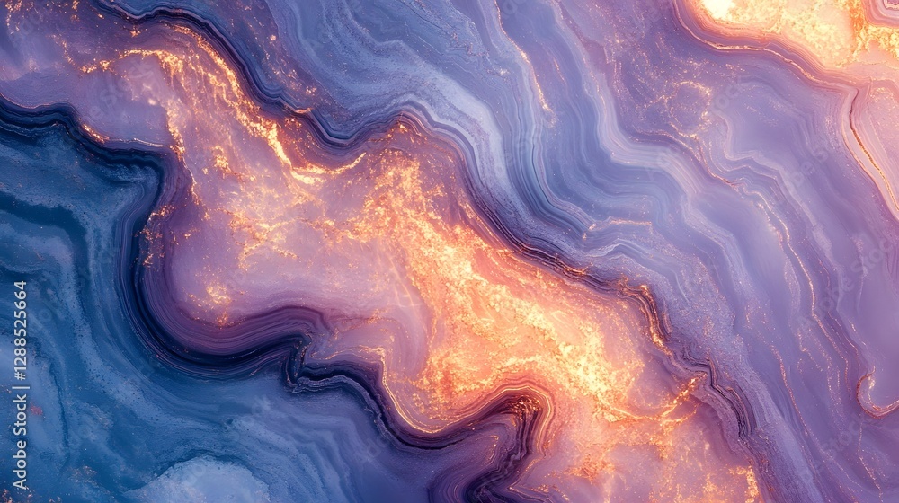 Poster Vibrant Swirling Fluid Abstract Digital Art Background with Mesmerizing Colorful Patterns and Flowing Shapes  Dynamic and captivating abstract digital with a futuristic