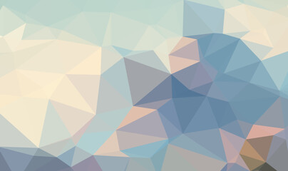 Abstract blue which consist of triangles. Geometric background in Origami style with gradient. Triangular design for your business.