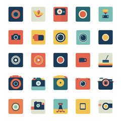 Digital Tools and Stationery Icons