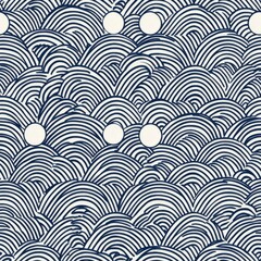 Elegant wave pattern displaying fluid lines and shapes that create a harmonious and calming visual experience