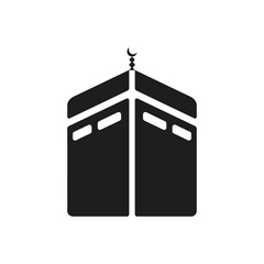 Crescent Topped Kaaba Icon