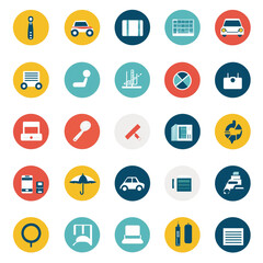 Digital Tools and Stationery Icons