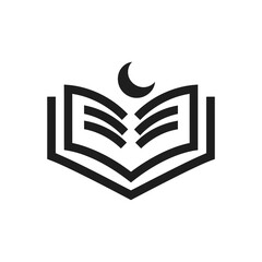 Crescent Islamic Book Icon