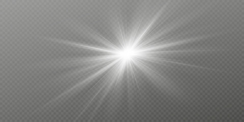 Bright Flash.bright and powerful light.