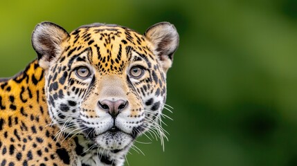 Obraz premium Close-up of a Jaguar in a Natural Setting