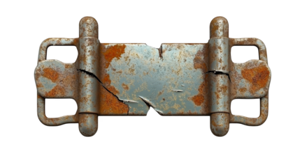 Abandoned rusty car with damaged bumper, restoration project or salvage opportunity