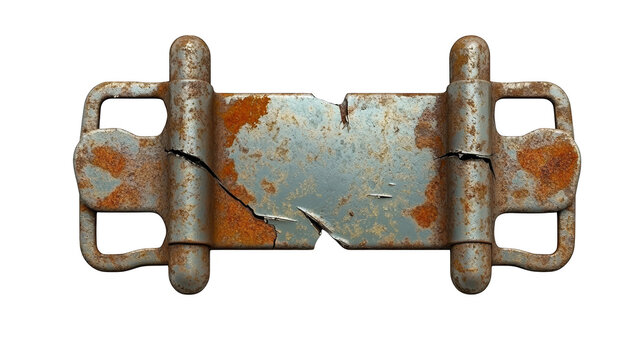 Abandoned rusty car with damaged bumper, restoration project or salvage opportunity