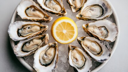 Chilled Oysters with Lemon and Parsley: A Gourmet Treat
