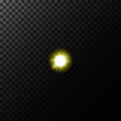 star - sun, flash, with a halo 1