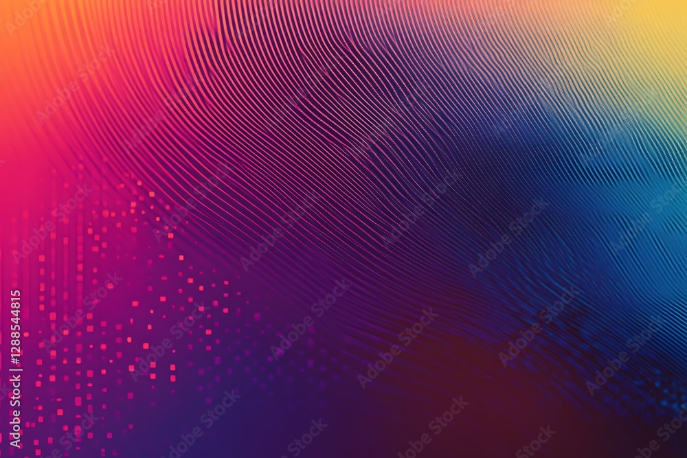 Poster abstract colorful wave pattern background