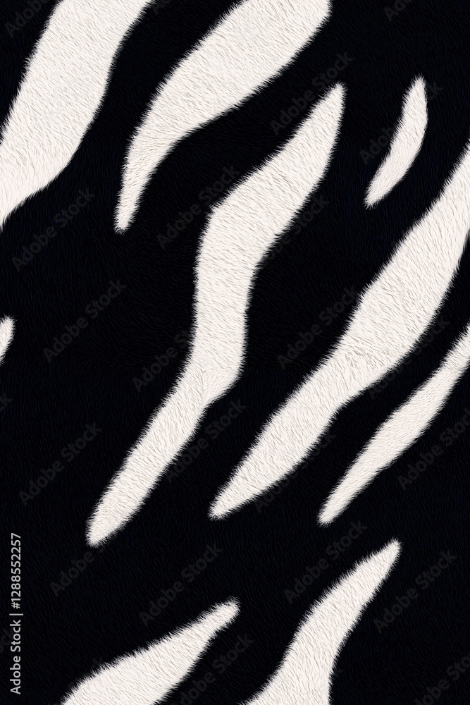 Poster bold zebra stripes texture: a mesmerizing close-up of zebra stripes, creating a striking contrast be