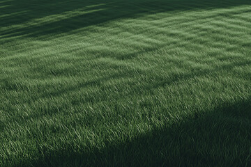 Obraz premium Whispers of Green: A mesmerizing display of vibrant green grass, forming intricate patterns that dance in the sunlight, inviting a sense of serenity and connection with nature.