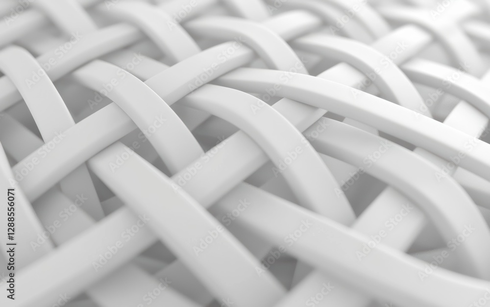 Poster white textured geometric patterns create a serene atmosphere, enhancing modern design.
