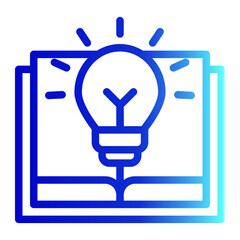 Learning  Icon Trendy Line Gradient Style for Mentoring Pack Icon Themes