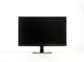 Black monitor on white background (3)