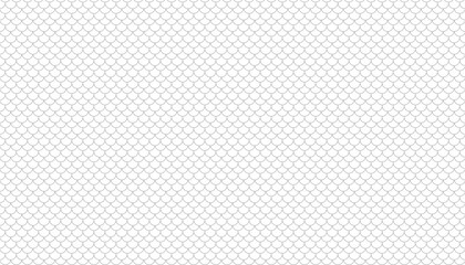 Fish scales seamless horizontal background. scale pattern. geometric seamless overlay circular shapes. vector background