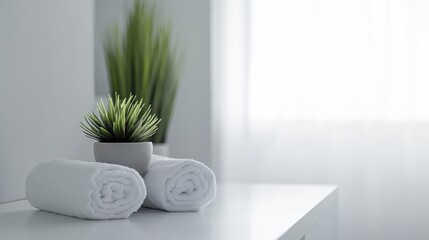 Hair restoration care visualized in a calming spa treatment room. Featuring relaxation and trust