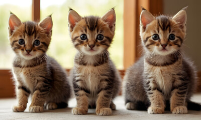 group of kittens