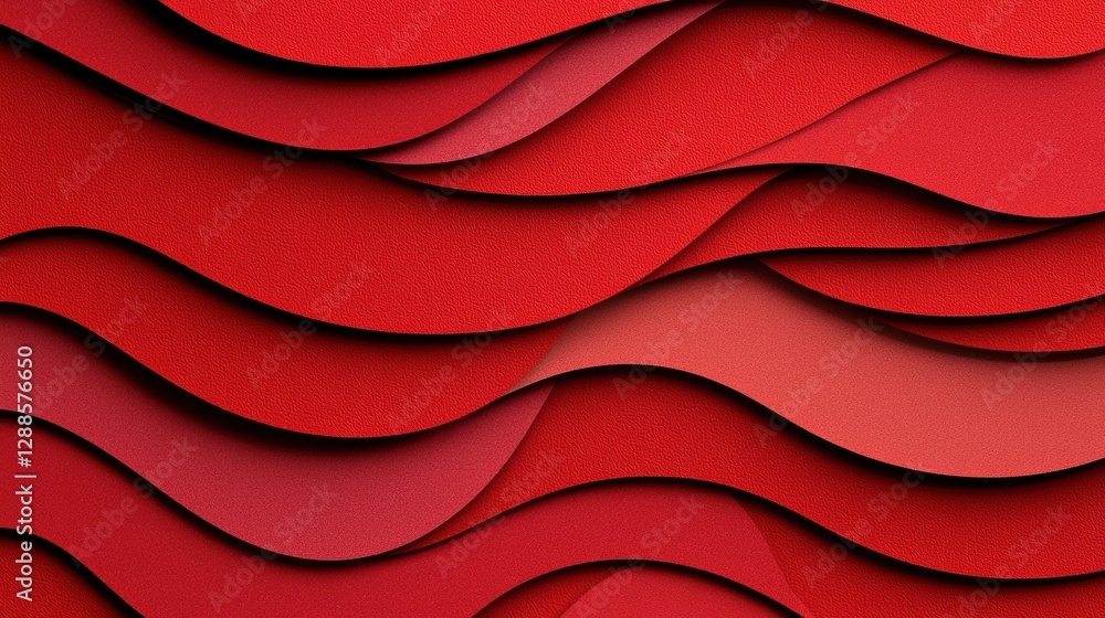 Poster vibrant abstract red felt background with unique texture and depth.