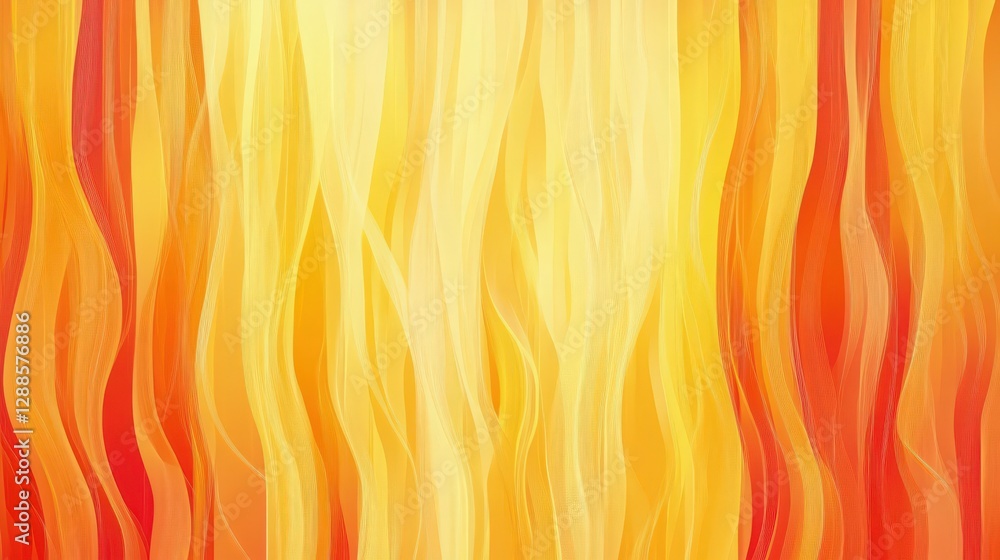 Poster abstract warm color wave background design with wavy lines and gradients