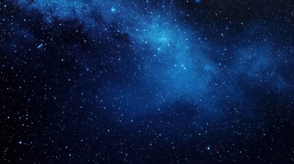 Starry night sky nebula background for space exploration, celestial backdrop
