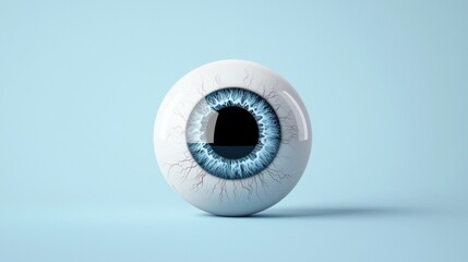 eye, captivating illustration, vibrant colors, spinning design, surreal art.