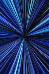 Obraz premium Brilliant blue speed motion on the highway evokes excitement and rush.